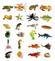 Comprar Animales Marinos Peces Mar Acuarios Goma Set X 24 