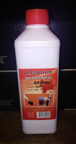 Tintas Interprint 1 L Epson Cyan Magenta Amarillo Negro