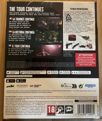The Walking Dead: Saints & Sinners Ps5 Vr 2 Payback Edition
