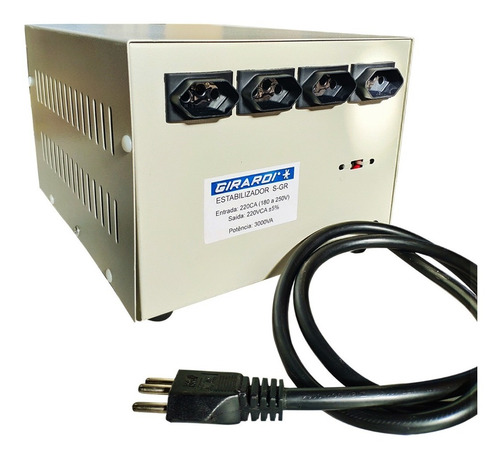 Imagem 4 de 5 de Estabilizador Conversor De Tensão Girardi 220/127 V - 1400 W