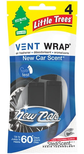Perfumador Vent Wrap X 4 Para Ventilación Little Trees Usa