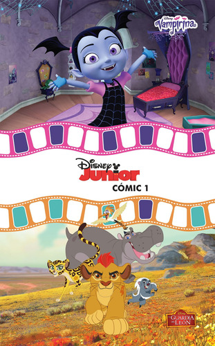 Disney Junior. Cómic 1: Vampirina y La Guardia del león, de Disney. Serie Disney Editorial Planeta Infantil México, tapa blanda en español, 2019