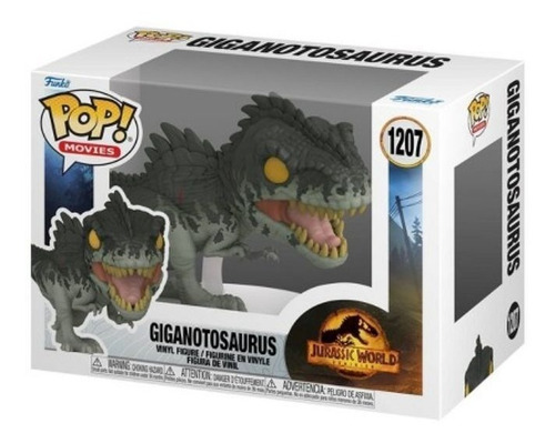 Imagen 2 de 3 de Funko Pop Jurassic World Dominion Giganotosuarus