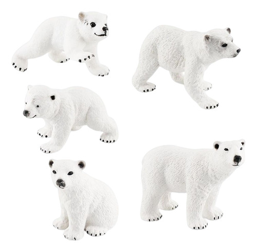 Figuras De Realistas De 5 Piezas, Modelo De Animales