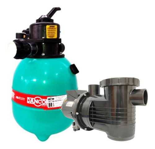 Filtro Água Com Bomba 1/4cv Cor Verde-claro 127v