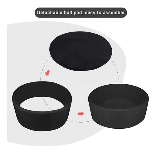 Trendbox 47inch Extra Large Memory Foam Ball Pit Para Bebé,