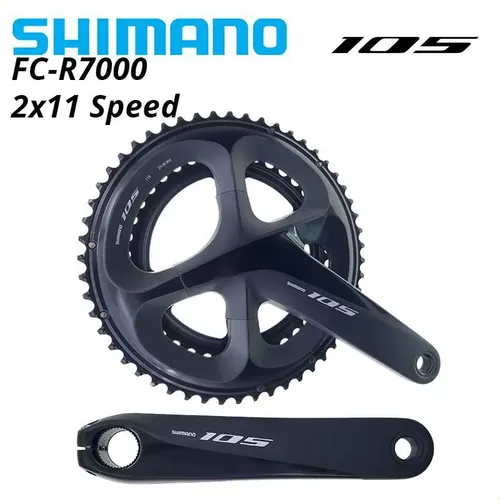 Pedaleira Shimano 105 Fc R7000 50 34t 175mm 2x11 Speed Bbr60