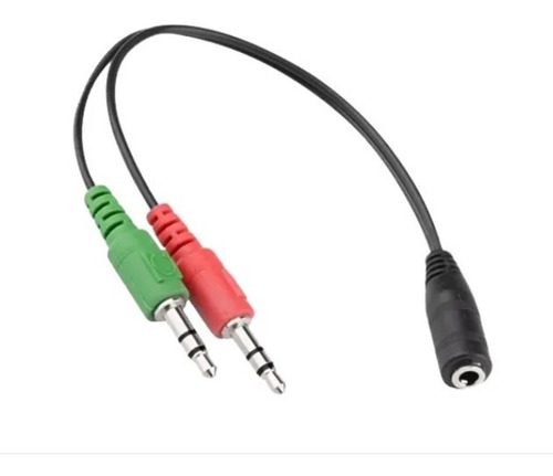 Imagen 1 de 2 de Cable Adaptador Mini Plug Hembra A 2 Mini Plug Macho Ade