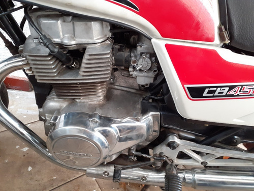 Honda Cb 450 - 1996 - Branco Pérola - Ac. Moto Menor Valor