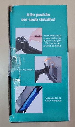 Suporte De Parede Elg F410 Para 17 A 34 De 2kg A 9kg Preto (Usado)