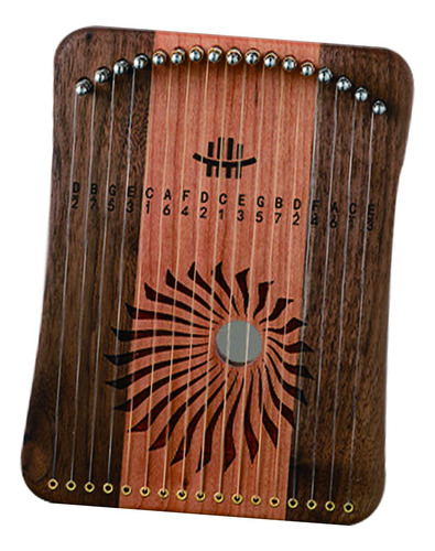 Lyre Harp 17 Cuerdas De Madera De Madera Resistente
