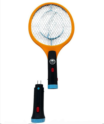 Raqueta Mata Zancudos Mosquitos D - Unidad A Color Azul Rojo Naranja Verde