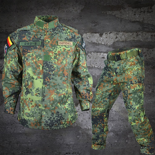 Camisa, Uniforme Militar Táctico, Camisa De Camuflaje Alemán