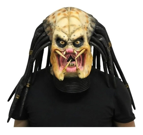 Máscara Predador 100% Depredador Látex Disfraz Halloween