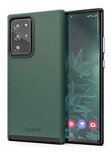 Funda Para Samsung Galaxy Note 20 Ultra De Doble Capa Verde