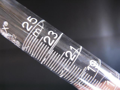 Meonli: Laboratorio Probeta 25ml Pirex Cristal (Usado)