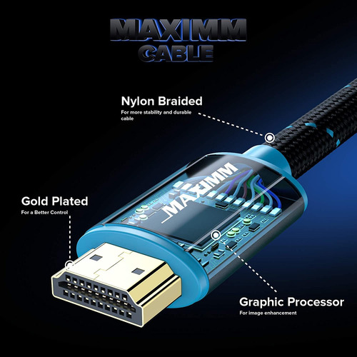 Maximm 4k Hdmi Cable De Extensión Macho A Hembra - 3 Pies -