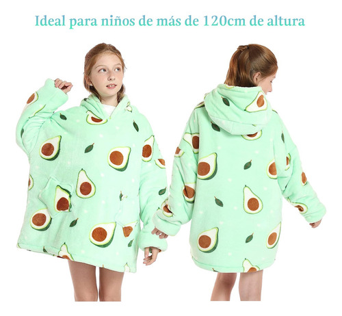 . Sudadera Cobija Hoodie Con Capuch Afelpada Calientita Niño