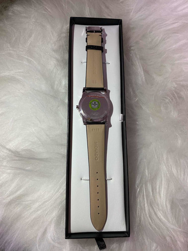 Relógio Movado Masculino Couro Preto - 0607269 Luxuoso Chic