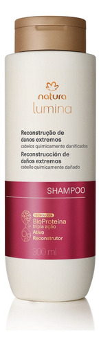 Shampoo Reconstrutor Danos Extremos Lumina Natura Kit 2 Unid