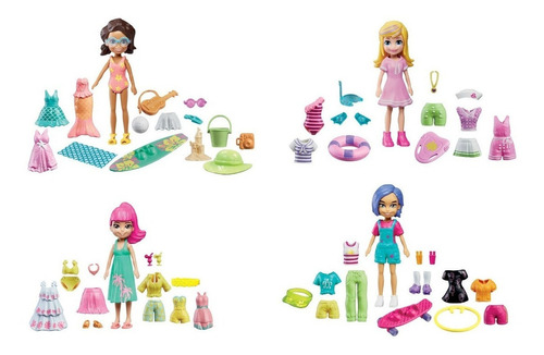 Polly Pocket Super Colección Acuática De Modas