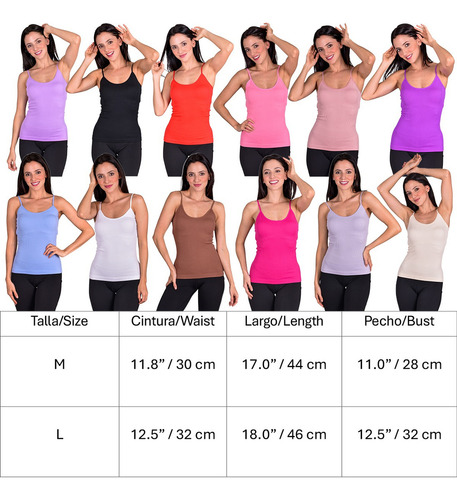 Blusa Tirantes Básica Tela Acanalada Cuello Redondo Mujer