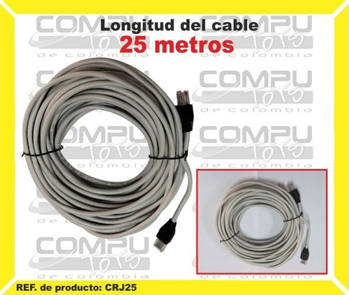 Cable Adaptador Red Utp Rj-45 Cat.5e Ref Crj25 Computoys Sas