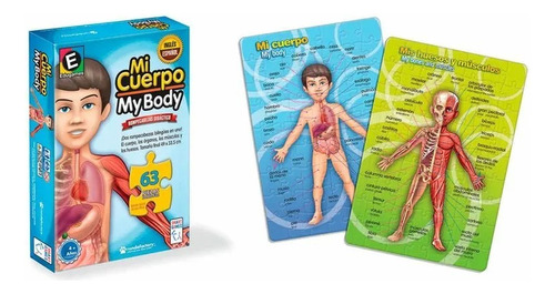 Juego Didáctico Conociendo Mi Cuerpo Rompecabezas Infantil