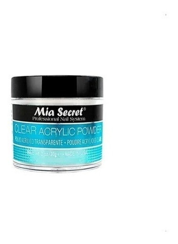 Mia Secret Polvo Acrilico Clear/transparente 30gr Esculpidas