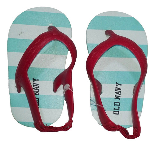 Sandalias Flip Flops Rayas Niño Talla 3 Old Navy