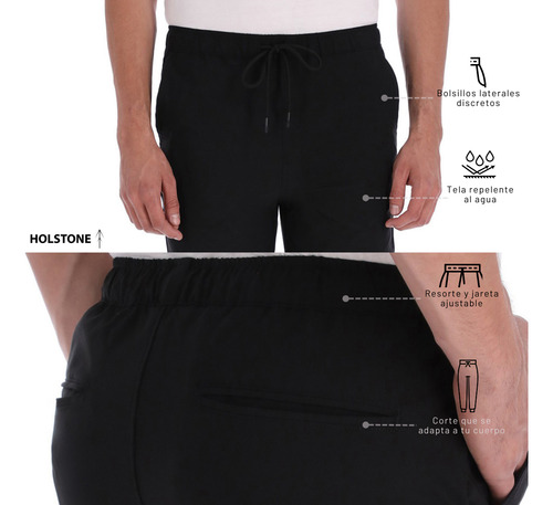 2 Pack Jogger Deportivo Holstone Elástico Para Hombre