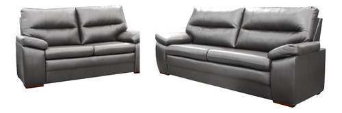 Juego De Living Sofa 3 Y 2 Cuerpos Cuerina Alta Calidad