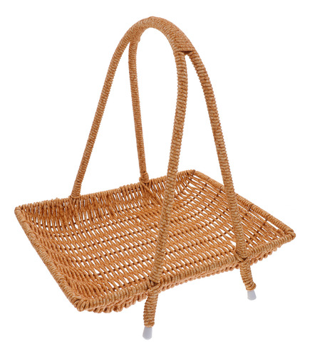 Cesta De Frutas Portátil Para Tejer