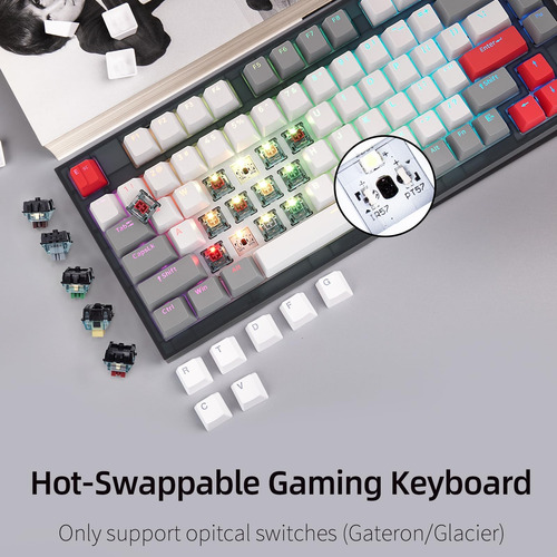 Teclado De Juego Programable Compacto Skyloong Gk75, Tkl 75%