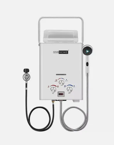 Calentador De Agua Portatil A Gas Propano 6 L / Min 65°c