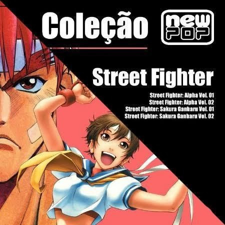 Street Fighter Alpha + Sakura Ganbaru Mangá Completo New Pop