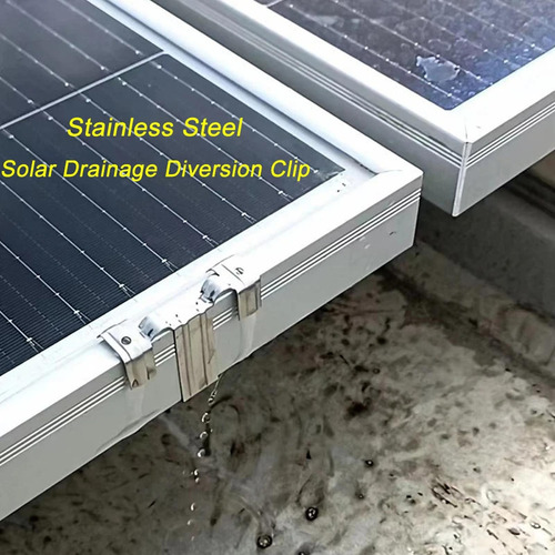 4 Abrazaderas De Drenaje Para Paneles Solares, Kit De 33mm