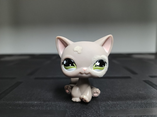 Authentic Littlest Pet Shop #467 Cat Kitty Kitten Siames 