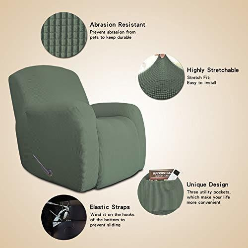 Funda De Sofa Easy-going Para Reclinable Color Verde Suave
