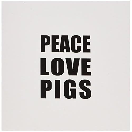 Tarjeta De Felicitación Peace Love And Pigs, Cosas Que...