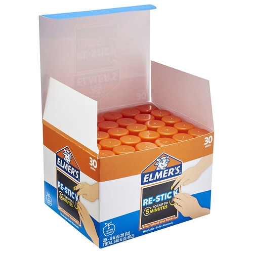 Re-stick Escuela De Pegamento Elmer Sticks, 0.28 Onzas, 30 C