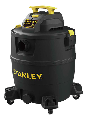 Aspiradora Stanley 60 Litros 1950 Wats Liquido Y Solido Fs Color Negro