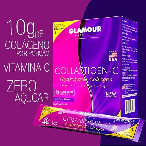 Colágeno Hidrolisado Collastigen C - 20 Sachês - Made In Usa