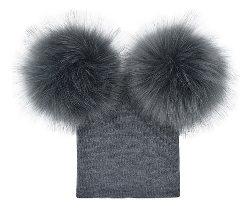 Gorro De Lana Sintética Cálido Para Invierno, Para Niñas Y N