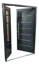 Comprar Puerta Y Media Residencial Inyectada Imperia Postigo Grafito
