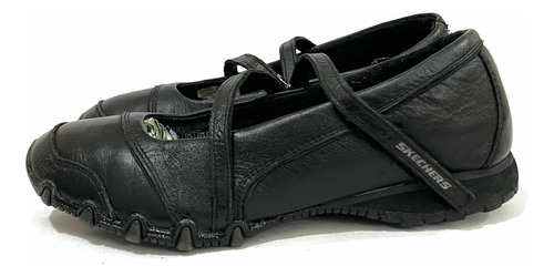 Zapato De Cuero Escolar Mafalda Marca Skechers N*36 Usado