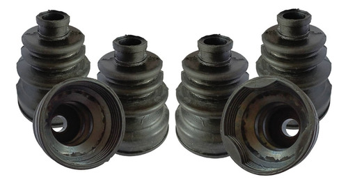 Kit 2 Gomas Tripoide Y 2 Gomas Triceta Para Ford Festiva