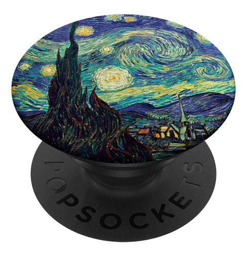 Agarre Para Telefono Noche Estrellada Diseño Van Gogh Art 