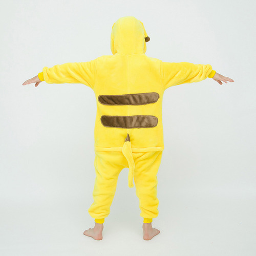 Pijama De Franela Con Dibujos Animados De Pikachu De Kigurum