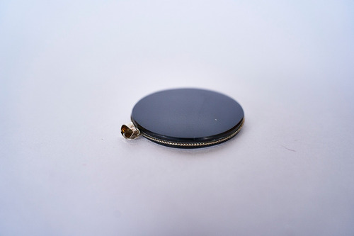 Imagen 4 de 6 de Espejo Piedra Obsidiana Pulido 6 Cm Diámetro Sanación